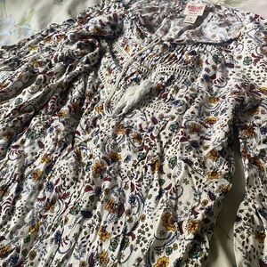 Mossimo Supply Co. Women's Floral White Top